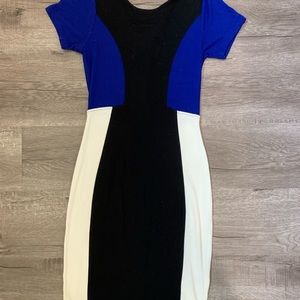 French Connection Colorblock Fitted Dress
